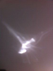 From the wall of the office